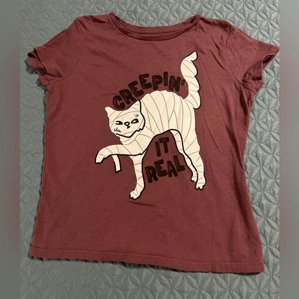 Worn Once Halloween Shirt, Size XL (14-16)